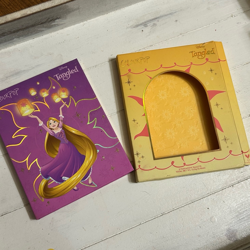 Colourpop Disney Rapunzel Purple and Yellow Makeup Set